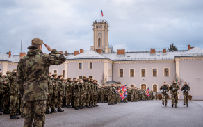 Předání funkce velitele 31. prchbo