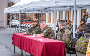 Předání funkce velitele 31. prchbo