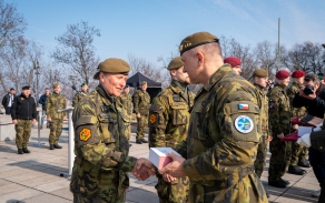 Slavnostní nástup na Vítkově