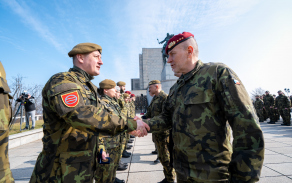 Slavnostní nástup na Vítkově