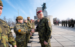 Slavnostní nástup na Vítkově