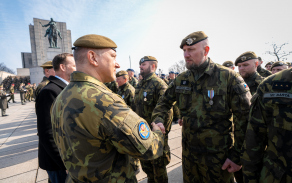 Slavnostní nástup na Vítkově