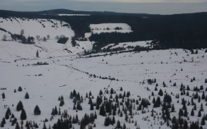 Šumava stále pod sněhem